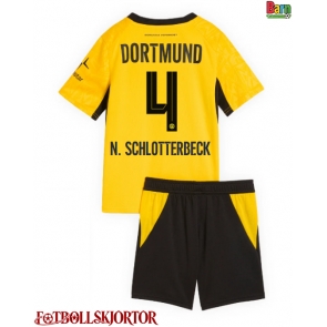 Borussia Dortmund Nico Schlotterbeck #4 Hemmakläder Barn 2026-27 Kortärmad (+ Korta byxor)